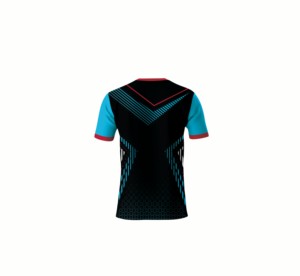 เสื้อกีฬาโพลีเอสเตอร์แห้งเร็วพิมพ์ลายโลโก้ตามสั่ง - Product Image 3