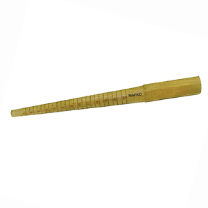 Premium DIY Wood Wooden Finger Ring Sizer Molding Measuring Stick With Numbered Measurement Jewelry <b>Tool</b> for Size Determination - Product Image 1