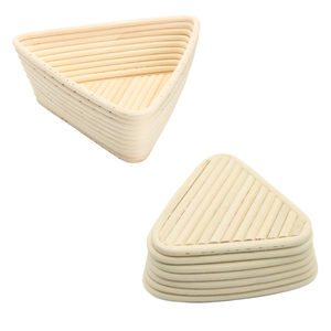 Triangular Rattan <b>Bread</b> Proofing <b>Basket</b> Natural Cane Dough Fermenting <b>Basket</b> Reusable for <b>Bread</b> Proofing - Product Image 2