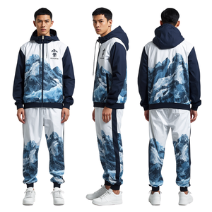 ชุดวอร์มกันลมพรีเมียมสำหรับผู้ชาย Arctic Horizon รุ่นฮู้ดดี้ น้ำหนักเบา ดีไซน์ทันสมัย - Product Image 2
