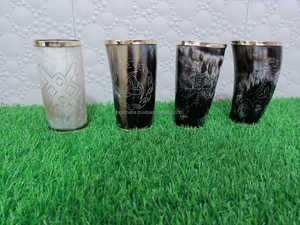 ชุดถ้วยแก้วลายรอยัลไวกิ้งถ้วยแก้วช็อตทำมือของแท้ถ้วยไวกิ้งทำด้วยมือถ้วยโบราณถ้วยยุคกลางของขวัญคริสต์มาส - Product Image 6