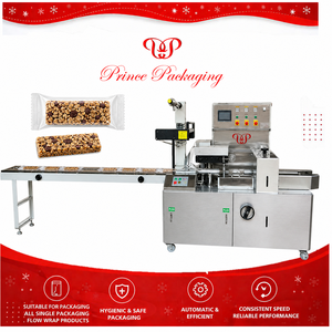 Machine d'emballage automatique Prince Packaging pour produits alimentaires solides, emballage hygiénique et sûr, 380V, commande électrique PLC - Product Image 3