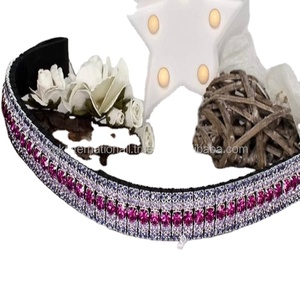 สายบังเหียนหนังม้าคริสตัลสีน้ำตาลแวววาว,สายรัดหนังม้าขี่ม้าขี่ม้าสายสีน้ำตาลพร้อมกำหนดได้เอง5แถว - Product Image 1