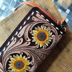 Nouveau Style Vintage Western Tooled Sling Bag Femmes Sculpture À La Main Bracelets Sac Indien En Gros Fabricant de Sac À Main Outillé - Product Image 4