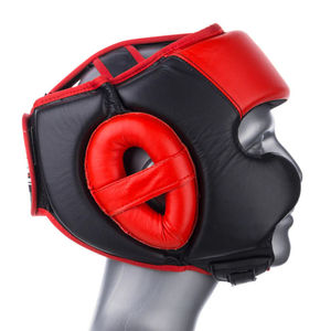 ขายส่งราคาถูก คุณภาพสูง หน้ากากป้องกันศีรษะหนัง PU สำหรับผู้ใหญ่ ชาย หญิง ป้องกันเต็มหน้า ระบายอากาศได้ดี น้ำหนักเบา ทนทาน - Product Image 3