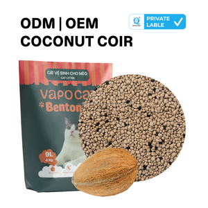 ทรายแมวเบนโทไนต์แบบจับตัวเป็นก้อน Vapo Cat สีน้ำตาล รูปทรงไม่สม่ำเสมอ ดูดซับดีเยี่ยม ฝุ่นน้อย ควบคุมกลิ่น ดับกลิ่น ติดทนนาน - Product Image 1