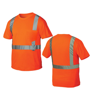 Uniformes de Trabajo de Poliéster de Alta Visibilidad Clase 2 al por Mayor, Ropa de Seguridad Reflectante Económica al por Mayor, Camiseta Polo Personalizada con Certificación CE - Product Image 6