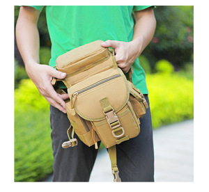 <span class=keywords><strong>Sac</strong></span> tactique de cuisse imperméable en Oxford, pochette de taille pour randonnée en plein air, moto, <span class=keywords><strong>sac</strong></span> EDC, logo personnalisé OEM - Product Image 4