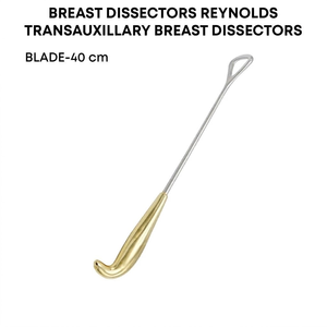 Dissecteur transaxillaire Reynolds en acier allemand, instrument chirurgical pour interventions mammaires en chirurgie plastique - Product Image 1