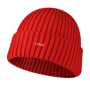 Gorro Unisex de Punto Sólido 100% Acrílico, Gorro de Invierno Informal para Adultos, Estilo Personalizado con Métodos de Impresión, Color en Contraste - Product Image 6