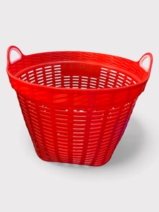 Bulk Perforated Custom Virgin PP Fish Farm <b>Stackable</b> Bale Arm Plastic Fishing Storage <b>Basket</b> for Supermarket 67x47cm - Product Image 4