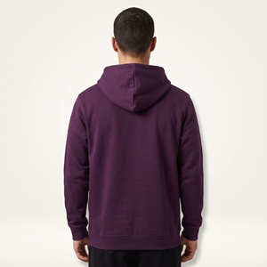 Sweat-shirt à capuche violet pour homme Dumela avec logo brodé, poche avant, coupe décontractée en molleton, idéal pour l'automne - Product Image 3