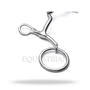 Mors de cheval à tige libre, à profil bas, à capsule, à rebord complet, taille standard, pour le contrôle de l'équitation - Product Image 4