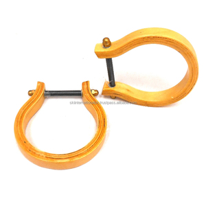 Estribos de Madera de Primera Calidad para Carreras de Caballos, Equipo de Equitación Personalizado, Color Madera, ¡La Seguridad es Primero! Logotipo Personalizado SKI - Product Image 1
