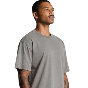 เสื้อยืดคอกลมแขนสั้นทรงหลวมผ้าฝ้ายลำลองสไตล์มินิมอลสตรีทแวร์ขายส่งเสื้อผ้าลำลองประจำวัน - Product Image 5