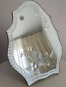 Antique <b>Vanity</b> <b>Mirror</b> ,Antique Venetian <b>Mirror</b> <b>Table</b> <b>Mirror</b> - Product Image 3