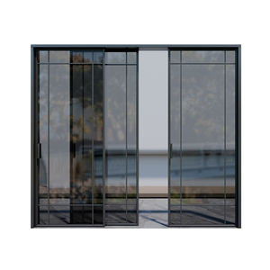 Puerta Corredera de Vidrio para Patio, Diseño Moderno, Resistente a los Rayos UV, Insonorizada, Resistente al Viento, Marco de Aluminio Personalizado, Puerta Corredera de Vidrio para Casas - Product Image 3