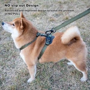 Custom Dog Harness <b>Set</b> Padded Adjustable Harness Dog Collar Leashes Dog Treat Pouch Small Medium <b>Large</b> Breed Pet Supplies - Product Image 4