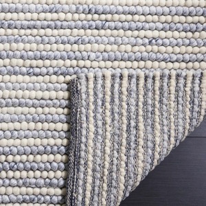 Tapis en laine tissé plat, design brodé personnalisé, qualité supérieure, fabriqué en Inde, au prix le plus bas - Product Image 5