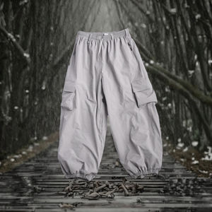 Pantalon de ski ample coupe-vent imperméable 10 000 mm respirant grande taille avec fermeture éclair style hip-hop coupe ample service OEM - Product Image 3