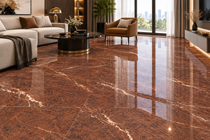 Azulejos de Lujo de 600x1200 mm, Porcelana Pulida Esmaltada, Superficie de Alto Brillo, Baldosas para Interiores, Azulejos de 60x120 cm para Pared y Suelo - Product Image 6