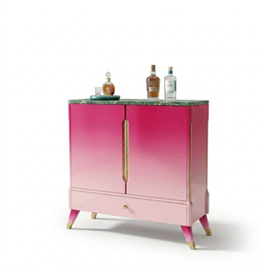 LIT Luxury <b>Bar</b> Cabinet Designer Wooden Unit with Premium Wine Storage for Modern Homes - Product Image 2