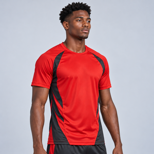 Camiseta de Fútbol para Hombre con Mangas Cortas, Material de Secado Rápido, Ajuste Cómodo y Diseño Deportivo Moderno para Partidos Competitivos - Product Image 3