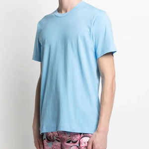 Hot Selling Men's Custom 100% Cotton Solid Color T-<b>Shirt</b> with Breathable & Quick Dry Features - Product Image 2