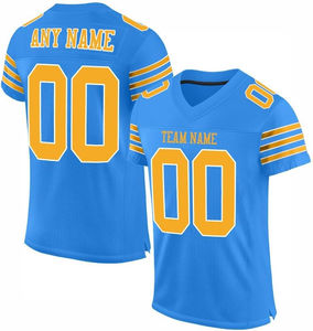 Camiseta de Fútbol Americano Personalizada de Alta Calidad, Impresión Sublimada, Transpirable, Manga Corta, Antibacteriana, de Secado Rápido, Deportiva - Product Image 1