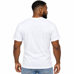Phi Beta Sigma <b>White</b> <b>Mens</b> Graphic T <b>Shirt</b> with Royal Blue Greek Letter Logo Fraternity Inc Print <b>Short</b> <b>Sleeve</b> Crew Neck Casual - Product Image 2
