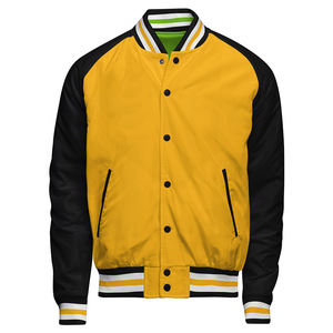 Vestes de travail d'hiver vintage personnalisées du fabricant de vêtements Veste de baseball à col montant pour hommes femmes pour couples - Product Image 1