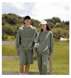 Sudaderas de Invierno Delgadas de 380 g/m² para Hombre en Existencia, Diseño sin Cordones, Alta Calidad, Hombros Caídos, Bordadas, Lisas, Unisex - Product Image 4