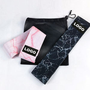 Bandas de resistencia para ejercicios con logo personalizado, juego de bandas de resistencia de tela de poliéster para piernas, glúteos y glúteos inferiores, portátiles y cómodas. - Product Image 4