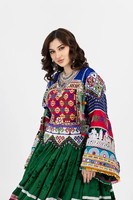 Robe Pathani pour mariage, tenue tribale Kuchi imprimée en dentelle, robes de fête en plein air pour filles, robes de danse du ventre, robes Pashtun Nuristan