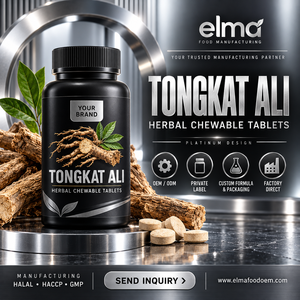 กาแฟขาวผสมตงกัตอาลีและโสมมาเลเซียสำหรับผู้ชาย กลิ่นหอมเข้มข้น กาแฟสำเร็จรูปแบบซอง รับผลิตแบรนด์ส่วนตัว (OEM) ขายส่ง - Product Image 1