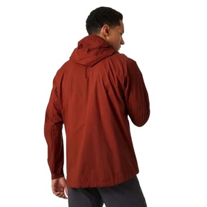 Chaqueta Cortavientos Impermeable para Hombre, Estilo Nuevo, Color Granate, Capucha Alta, Tallas Grandes, Diseño de Moda 2026 - Product Image 3