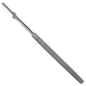 Manche de scalpel chirurgical en acier inoxydable, manuel, réutilisable, poignée ergonomique, instrument de chirurgie générale, certifié CE Classe I, usage hospitalier - Product Image 1