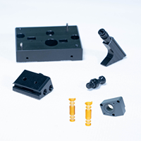 Suku cadang mesin plastik, Buatan Thailand / Kustomisasi Penuh Presisi Tinggi OEM Polimer CNC Milling & Turning Manufacturing.