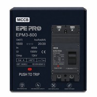 Disjoncteur industriel durable en cuivre à durée de vie prolongée, réglable, CC 1500V, professionnel, MCCB, disjoncteur à boîtier moulé - Vente chaude