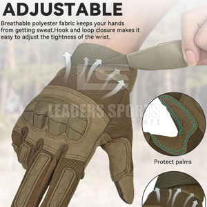 ถุงมือเพ้นท์บอลหนังสไตล์แทคติคอล พื้นผิวเสริมแรงเพิ่มการยึดเกาะ ปิดด้วยแถบตีนตุ๊กแก สายรัดข้อมือปรับได้ ยืดหยุ่น สวมใส่สบาย - Product Image 5