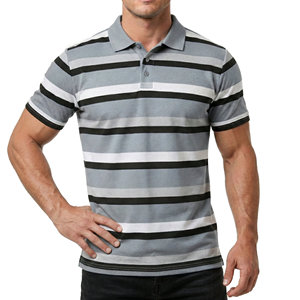 Polos de Hombre Personalizados en Diferentes Colores y Tallas, Estilo Casual Elegante, Manga Corta, Secado Rápido, Diseño Color Block, Tejido de Punto, Venta al Por Mayor - Product Image 1