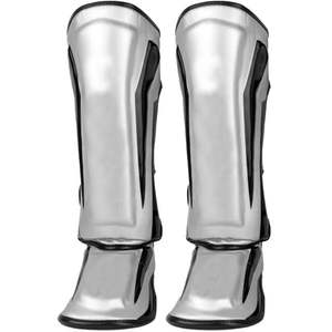 Protectores de Espinilla y Empeine de Karate Más Vendidos, Protectores de Piel Sintética para Pies y Rodillas de Kickboxing, Protectores de Piernas para Entrenamiento de Boxeo para Adultos y Niños - Product Image 1