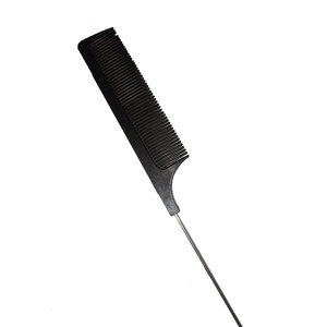Peine Profesional Portátil Plano de Cola de Rata para Peluquería, Peine Desenredante de Viaje con Dientes Finos y Puntiagudos en un Diseño Elegante - Product Image 2