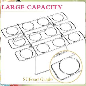 ที่วางโคนไอศกรีมแบบมีช่องหลายช่อง ชั้นวางโชว์ขนมหวานแบบใช้ซ้ำได้สำหรับงานปาร์ตี้ งานวันเกิด ไอศกรีมบาร์ - Product Image 4