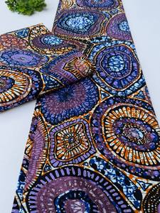 Auténtica Tela Africana Nigeriana con Estampado de Cera y Algodón Ankara, Patrones Audaces para el Mercado de Ropa en Sudáfrica - Product Image 5