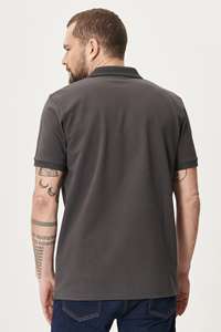 T-shirt Polo Homme Nouvelle Collection Été Coupe Slim Manches Courtes Logo Personnalisé 100% Coton 200g Couleur Unie Col Classique Taille US 2026 - Product Image 3