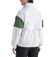 Veste coupe-vent froissée de haute qualité pour homme, avec logo personnalisé, fermeture éclair, décontractée, imperméable, pour le football, la course, l'été, grandes tailles