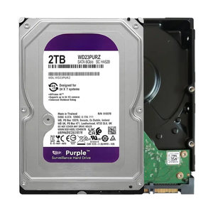 WD23PURZ 2TB 퍼플 3.5인치 SATA 신형 데스크탑 내장 하드 드라이브 5400RPM 64MB 캐시 6Gb/s 비디오 녹화 보안 저장소 - Product Image 2
