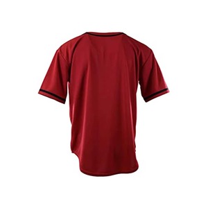 Camiseta de Béisbol Personalizable Azul Marino para Hombre, Manga Corta, Nombre del Equipo 00, Impresión Serigrafiada, Ropa Deportiva Transpirable de Poliéster - Product Image 4