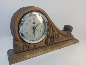 Newest Design Circular Metal Desk <b>Clock</b> Roman Numerals Quartz Movement Battery Operated Traditional Design - Product Image 5